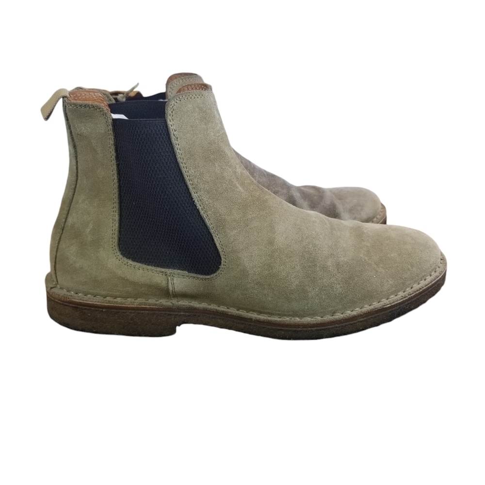Astorflex Bitflex stone beige suede chelsea ankle crepe sole boots 12 mens